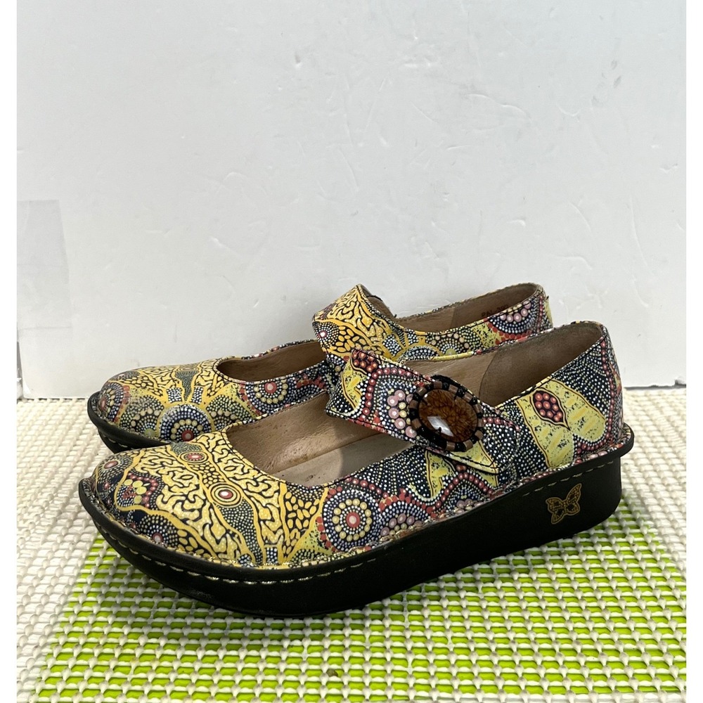 Alegria Paloma by PG Lite Mary Jane comforts Shoes Women's 39 Leather GOOD